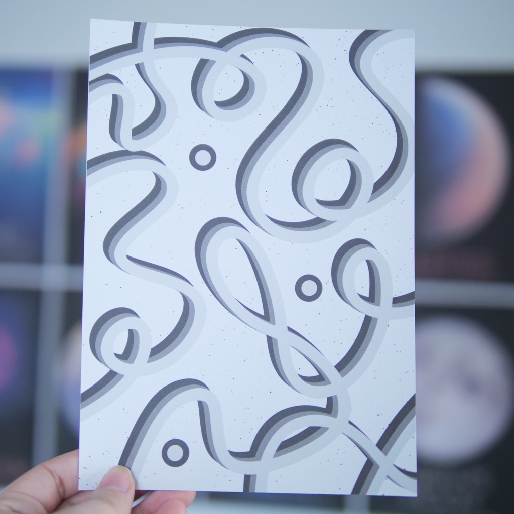 【A4/A5/DATE】Light Line – Design Paper