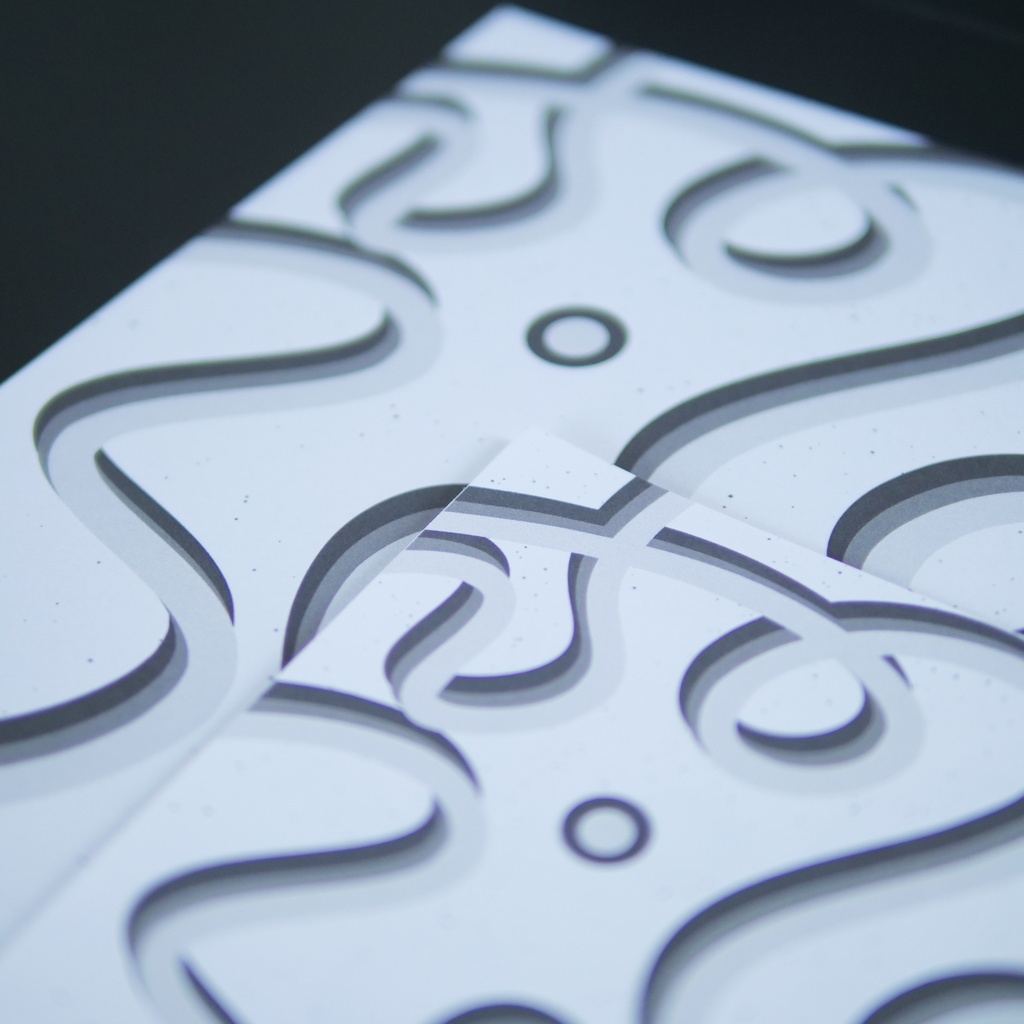 【A4/A5/DATE】Light Line – Design Paper