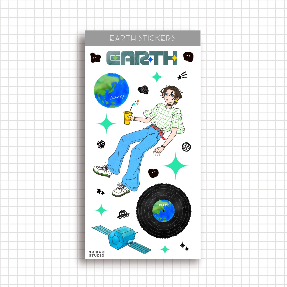 Earth Stickers
