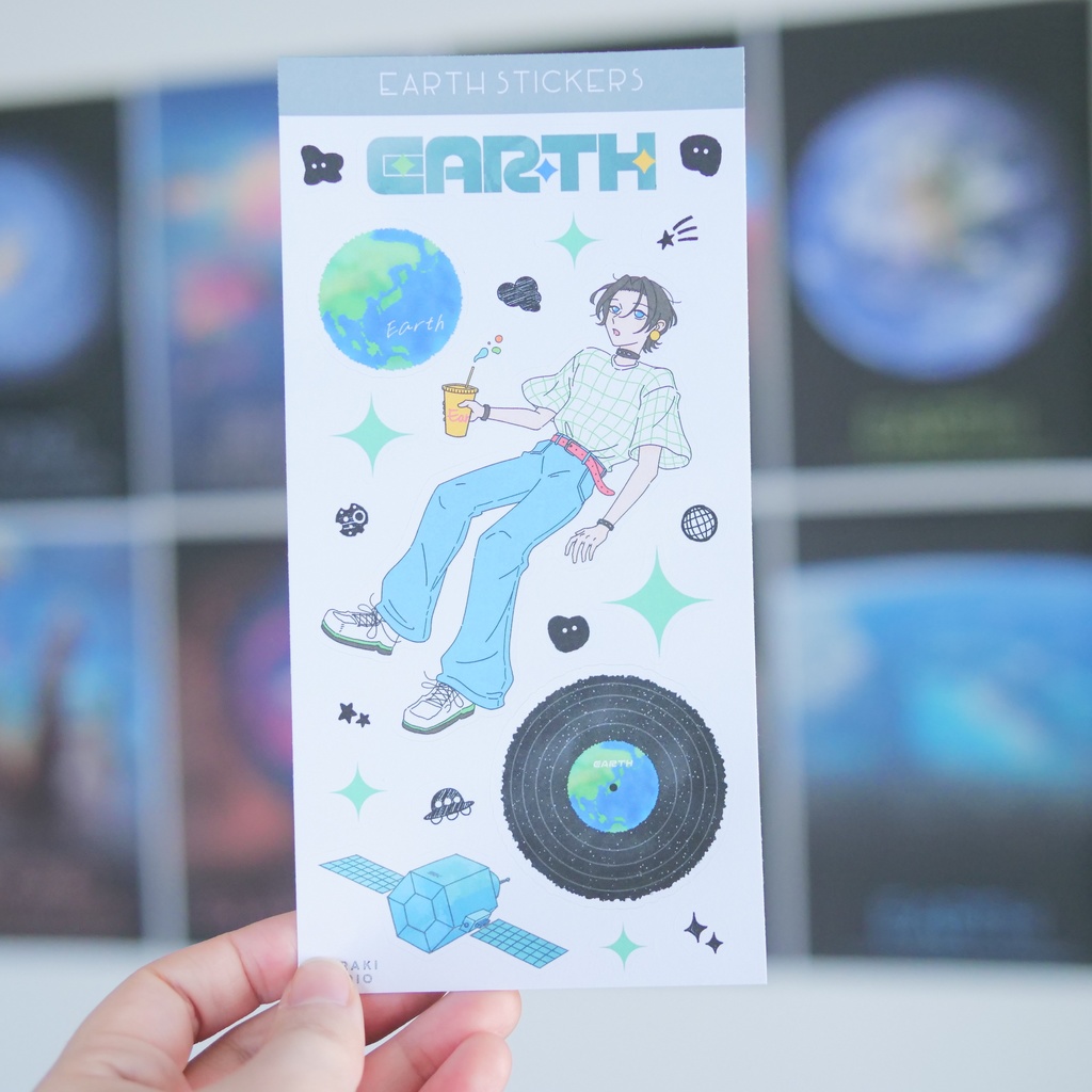 Earth Stickers