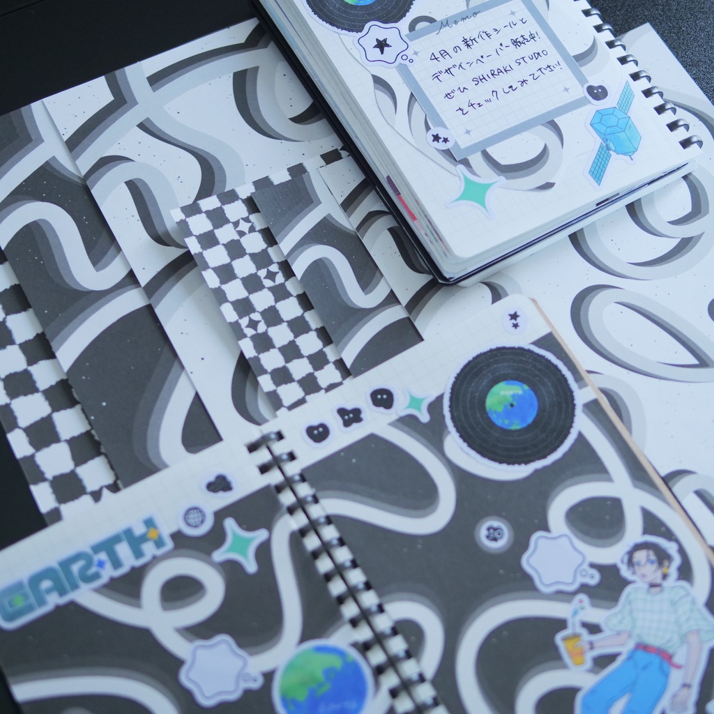 【A4/A5/DATE】April Set – Design Paper