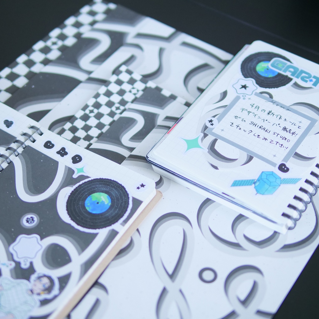 【A4/A5/DATE】April Set – Design Paper