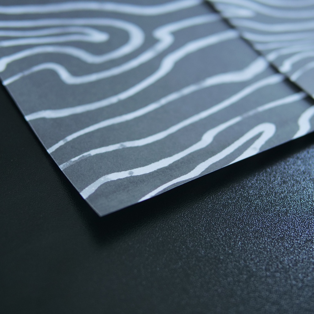 【A4/A5/DATE】Night Marble Flow – Design Paper