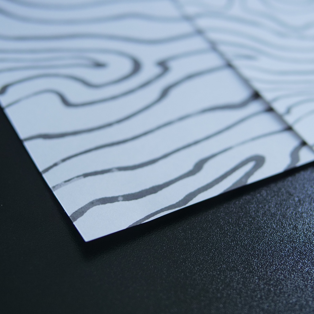 【A4/A5/DATE】Light Marble Flow – Design Paper