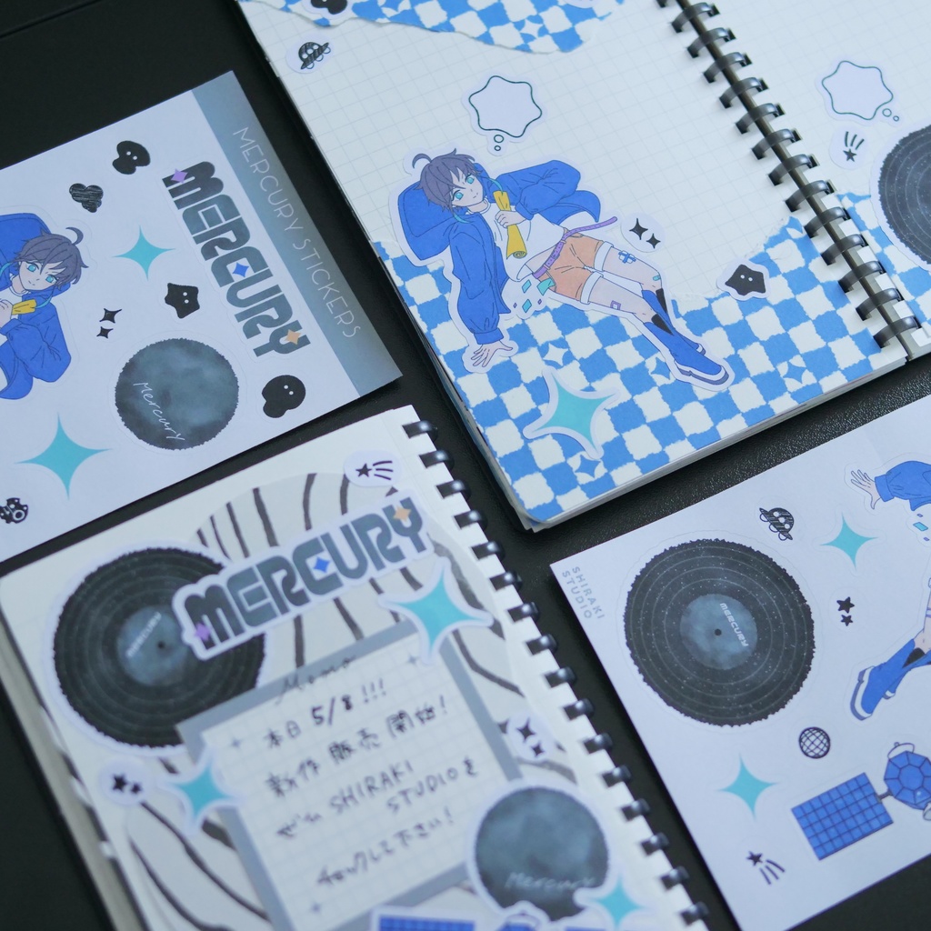 Mercury stickers