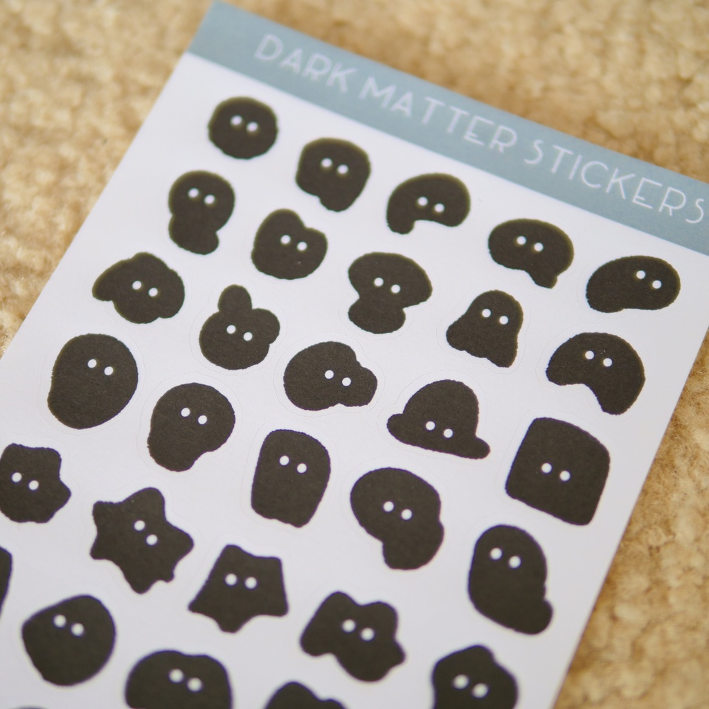 Dark Matter Stickers