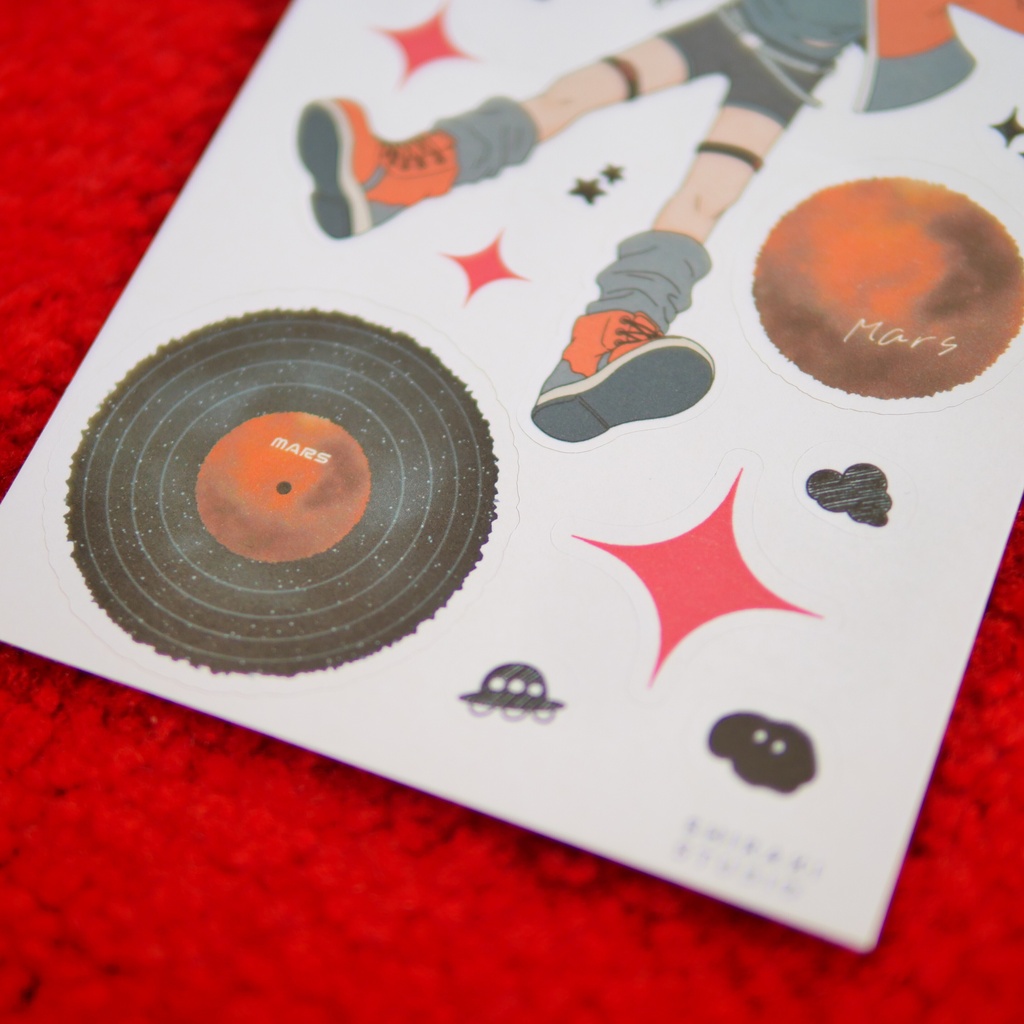 Mars Stickers
