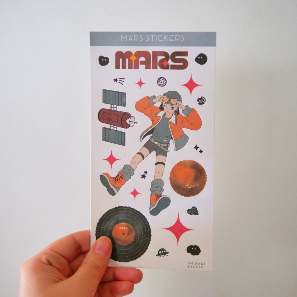 Mars Stickers