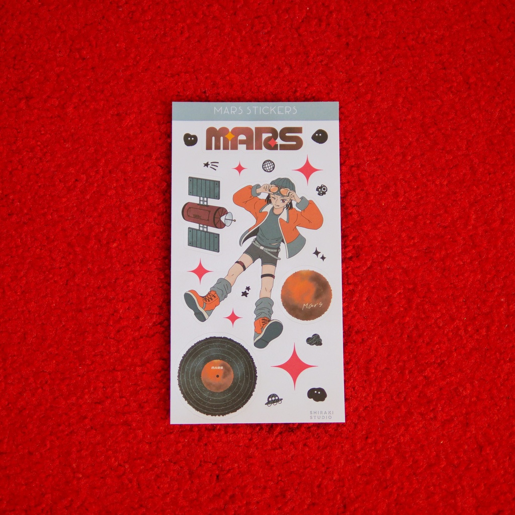 Mars Stickers