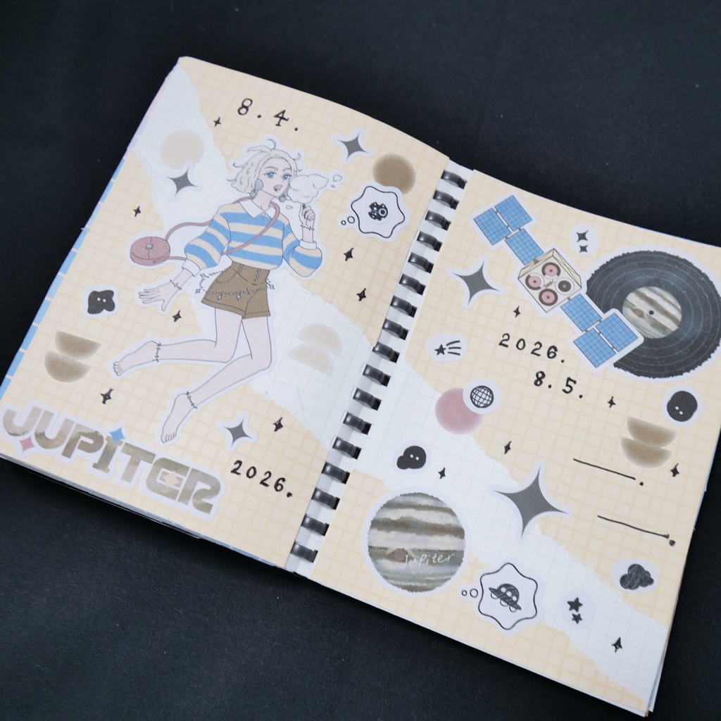 【A4/A5/DATE】Sand Wavy Grid – Design Paper