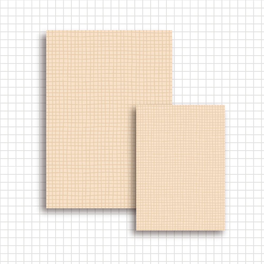 【A4/A5/DATE】Sand Wavy Grid – Design Paper