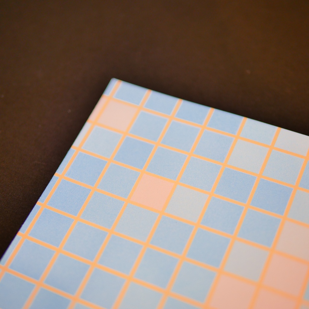 【A4/A5/DATE】Blue Pastel Mosaic – Design Paper