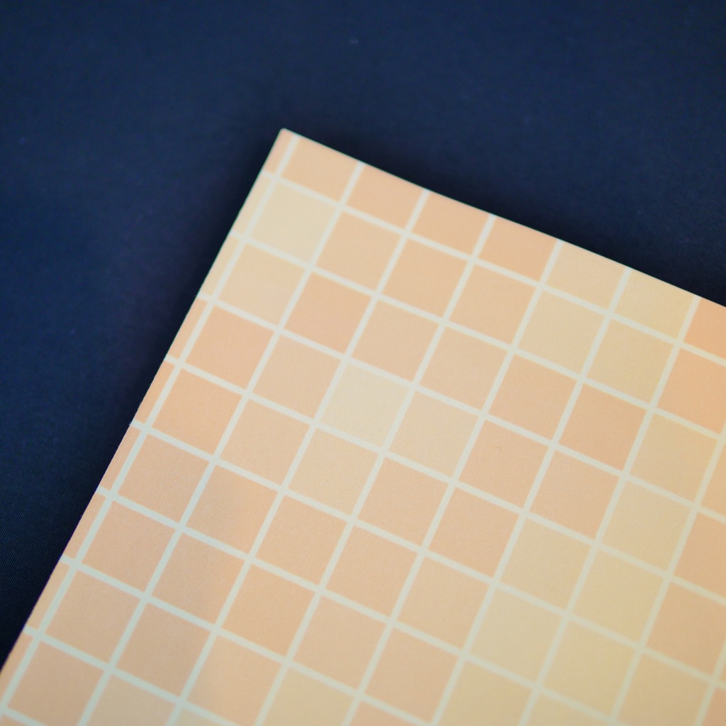 【A4/A5/DATE】Orange Pastel Mosaic – Design Paper
