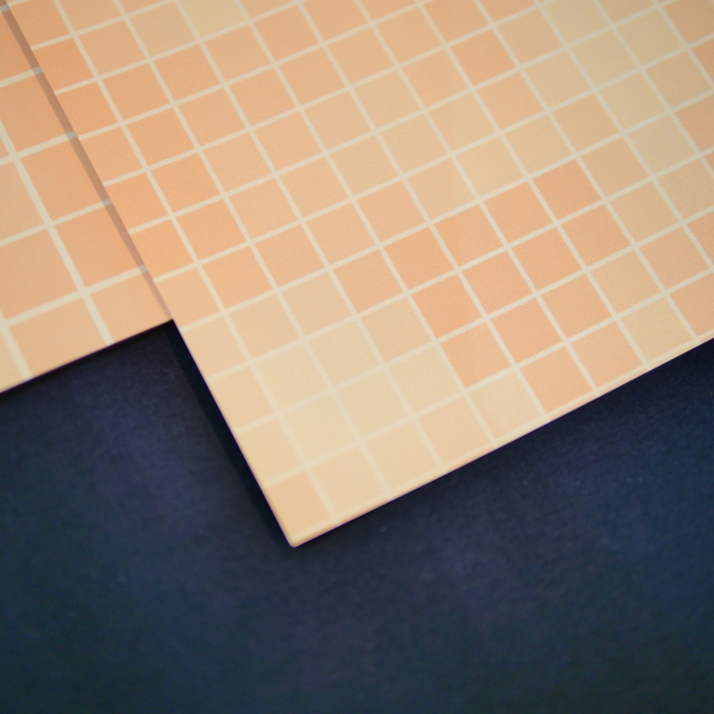 【A4/A5/DATE】Orange Pastel Mosaic – Design Paper