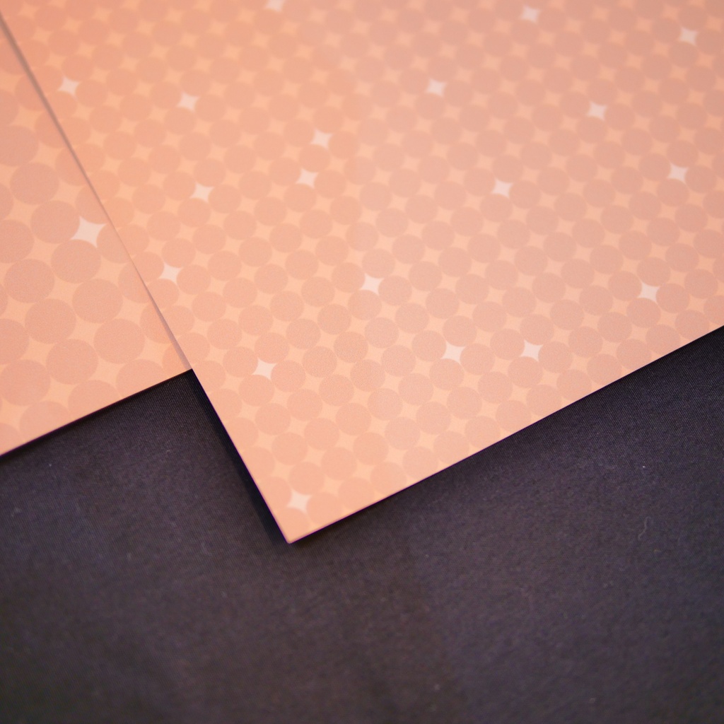 【A4/A5/DATE】Brown Star Mosaic – Design Paper