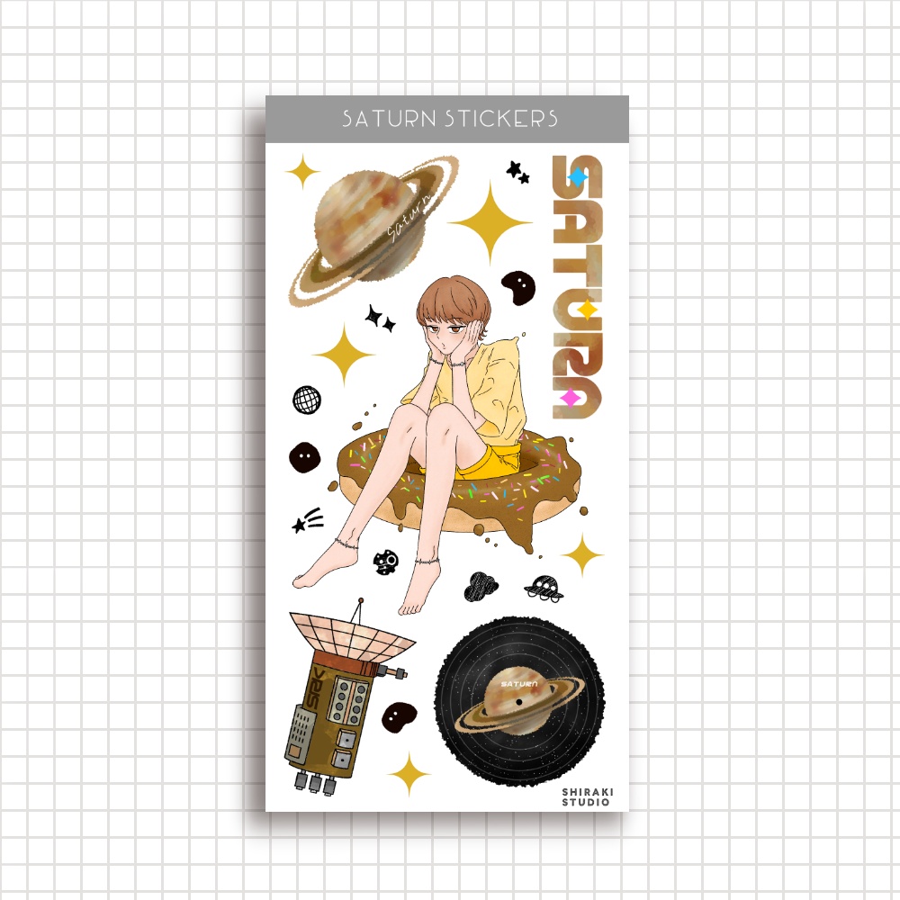 Saturn Stickers