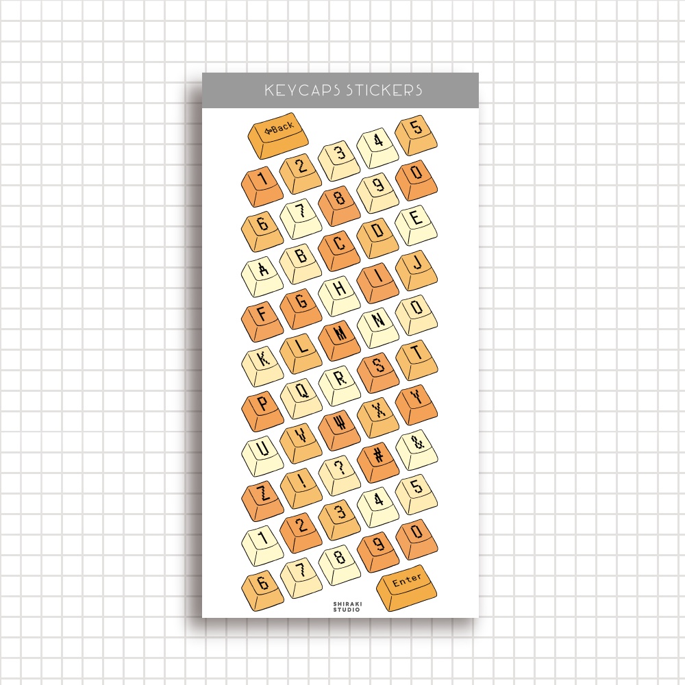 Keycaps Stickers