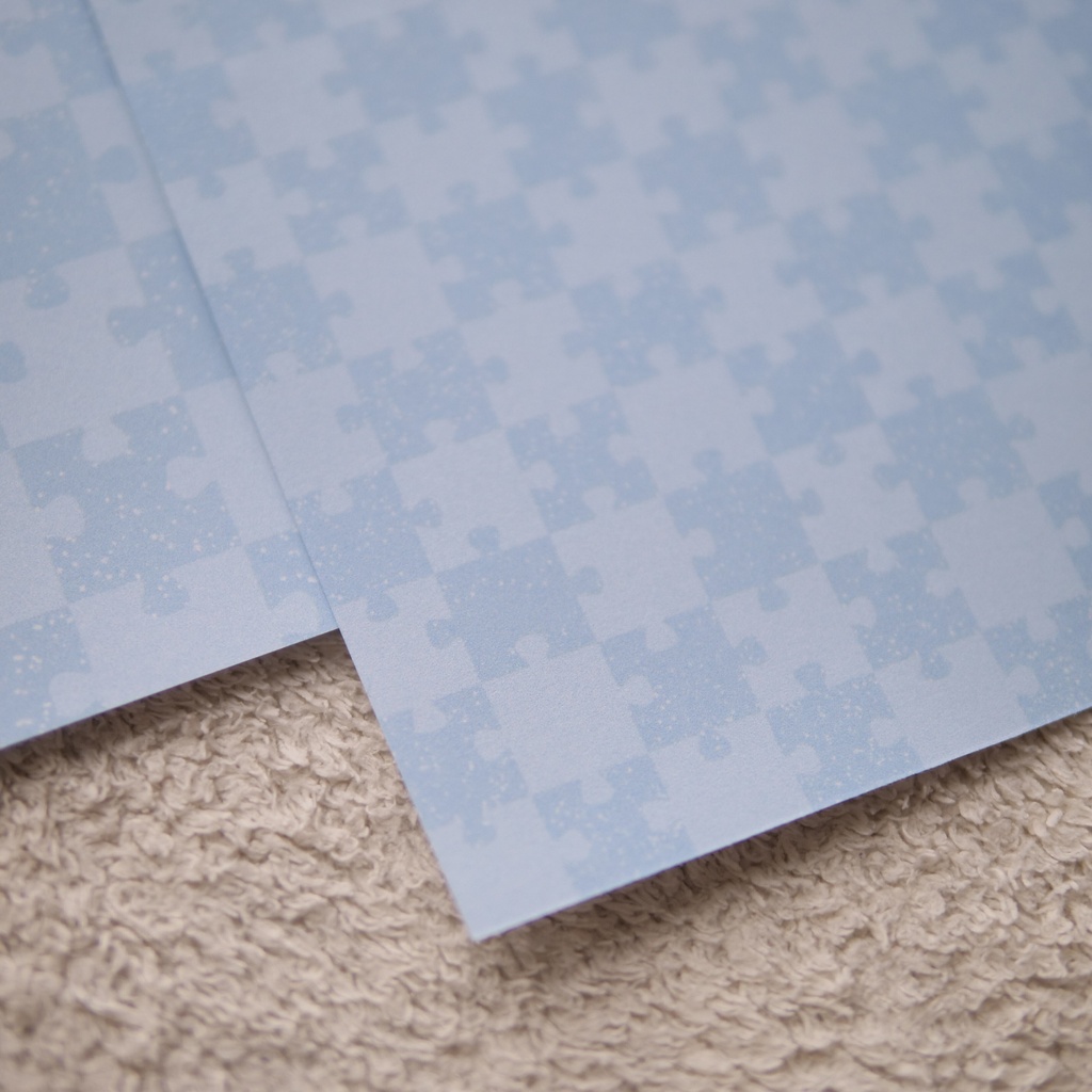 【A4/A5/DATE】Sky Puzzle – Design Paper