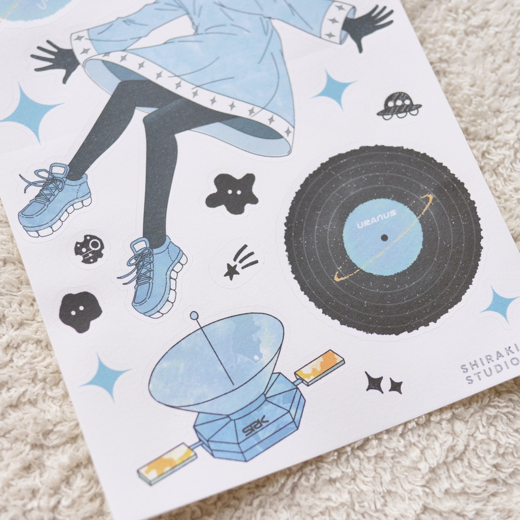 Uranus Stickers
