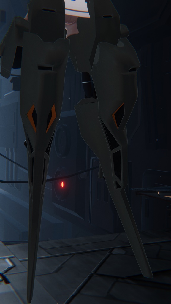 【VRC想定】メカニカルレッグ ストライカータイプ1【マヌカ対応】