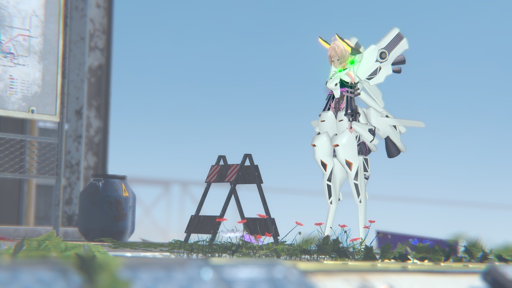 【マヌカ対応】高機動ユニット "STRIKER-TYPE1"【VRC想定】