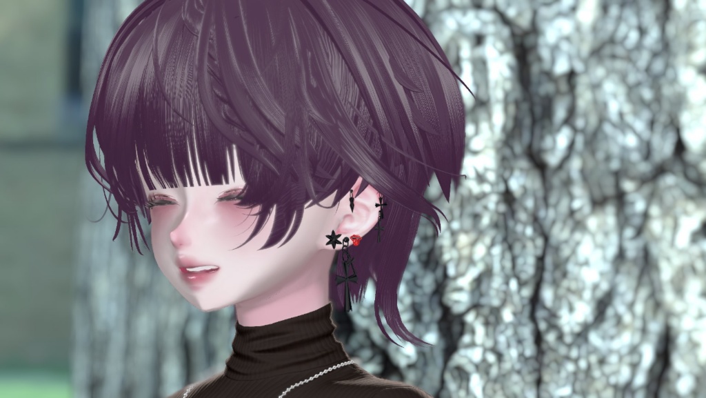 【VRC想定】6連ピアス