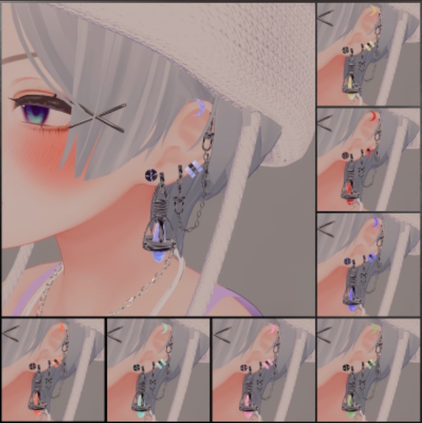 【VRC想定】ベルピアス