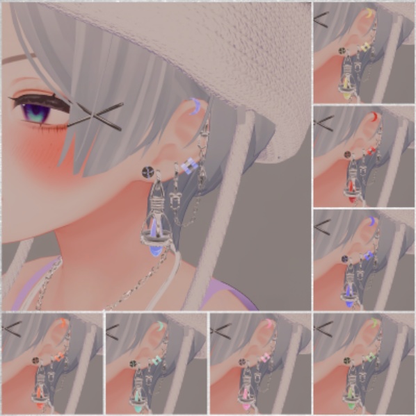 【VRC想定】ベルピアス