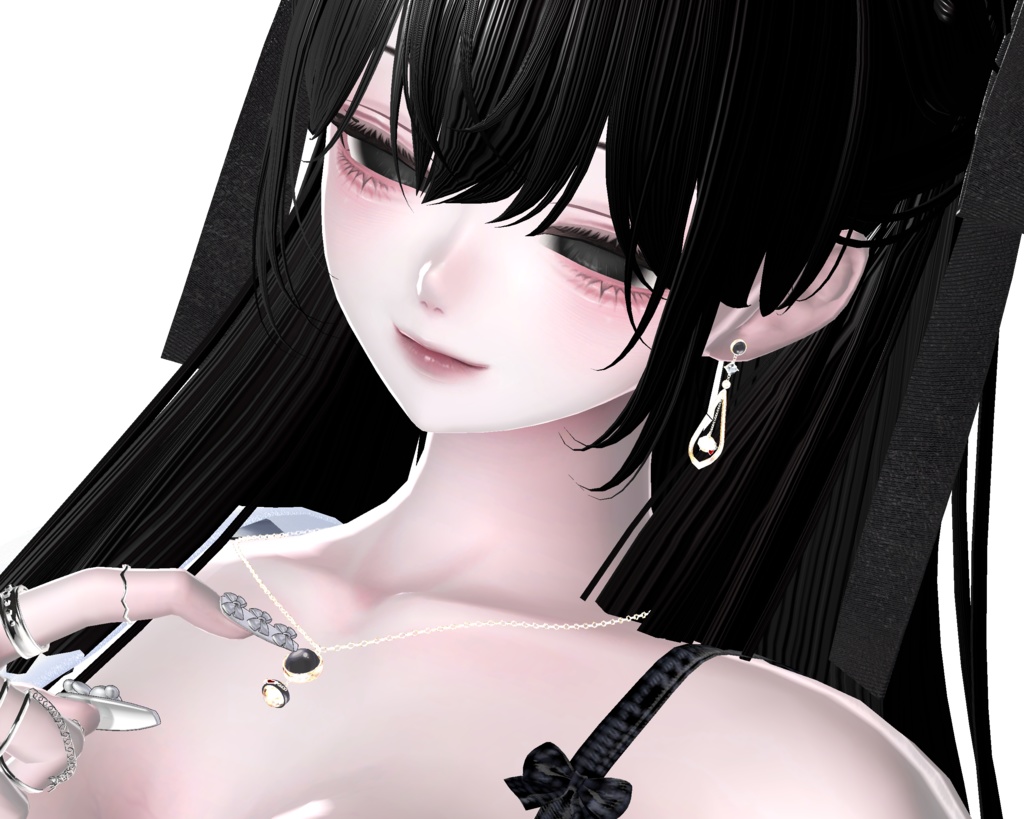 【VRC想定/15アバター対応】3 pieces アクセサリー