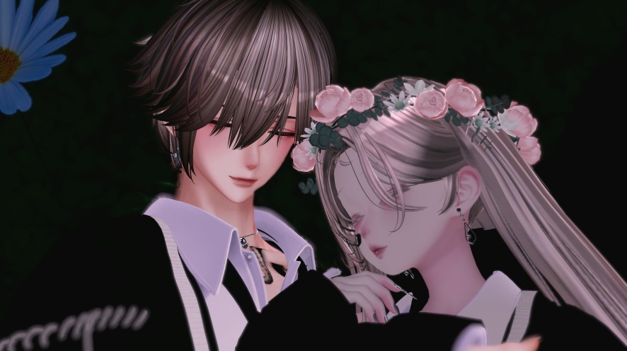 【VRC想定/15アバター対応】3 pieces アクセサリー