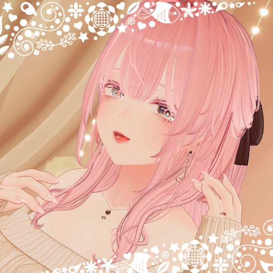 【VRC想定/15アバター対応】3 pieces アクセサリー