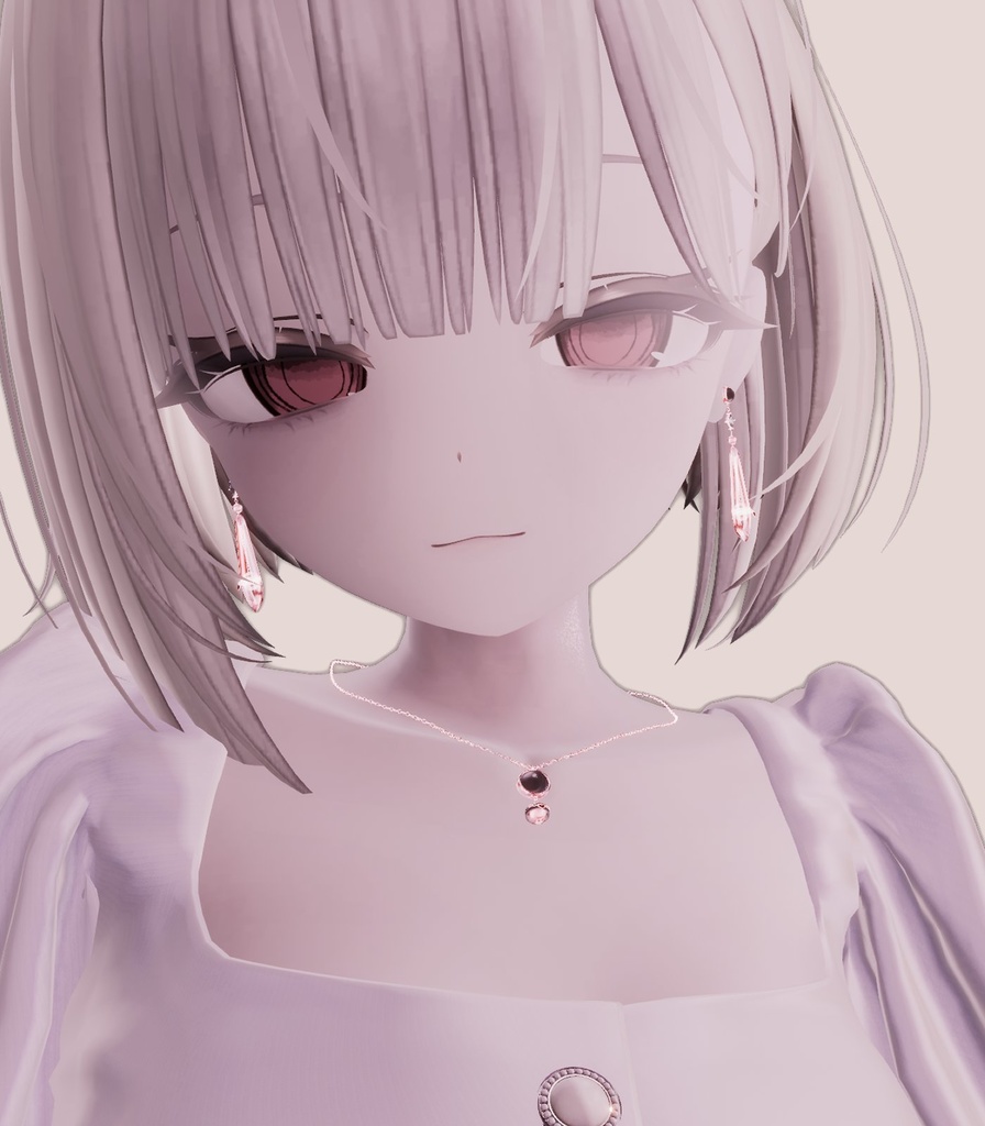 【VRC想定/15アバター対応】3 pieces アクセサリー