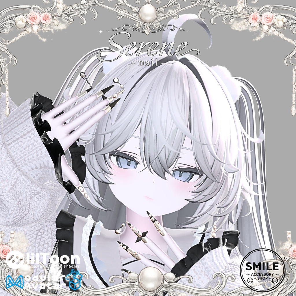 【28アバター対応】『Serene Nail』ネイル【MA対応】