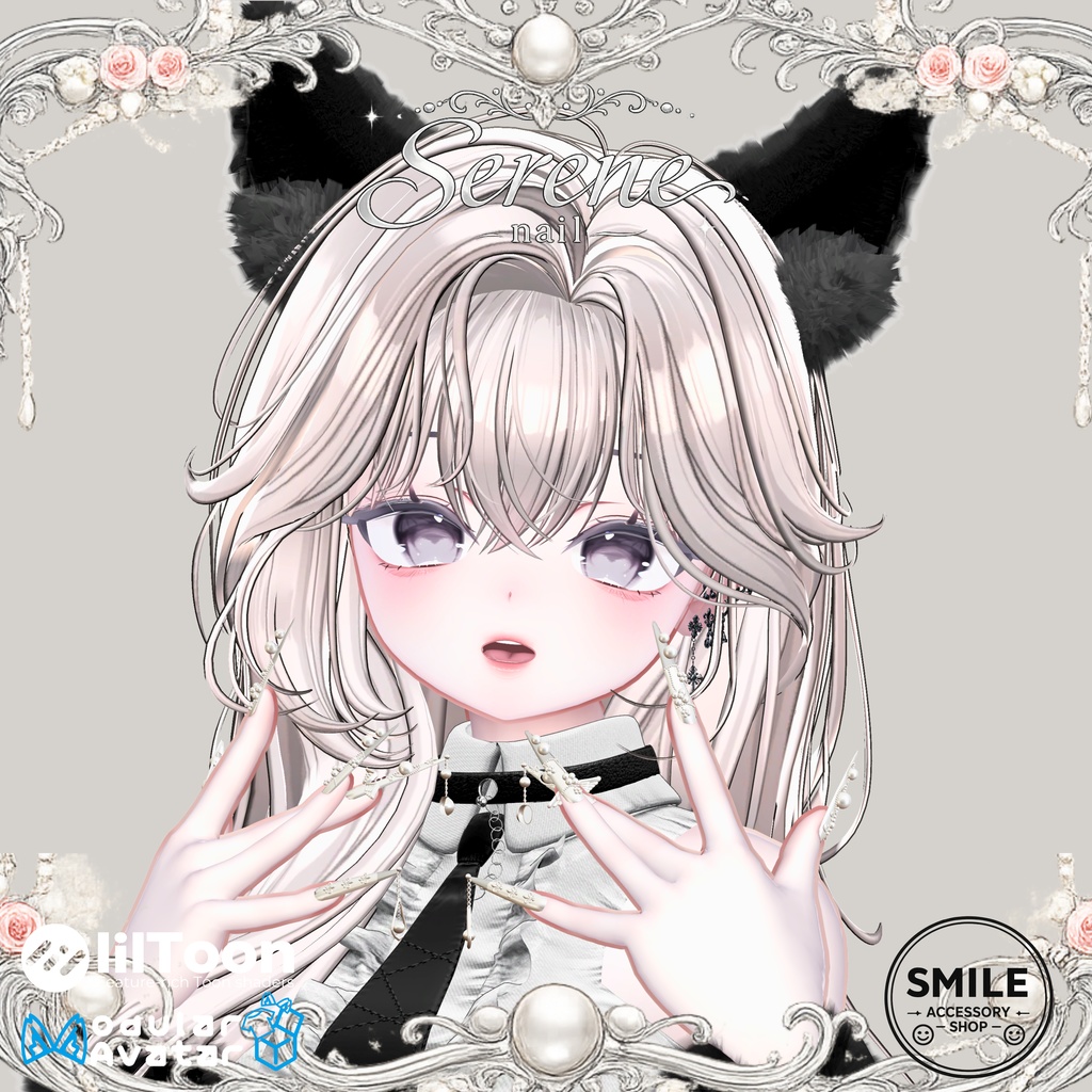 【28アバター対応】『Serene Nail』ネイル【MA対応】