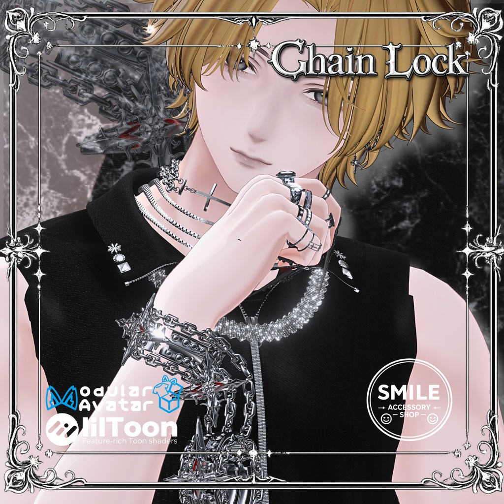 『Chain Lock』|ブレスレット【26アバター対応/MA対応】