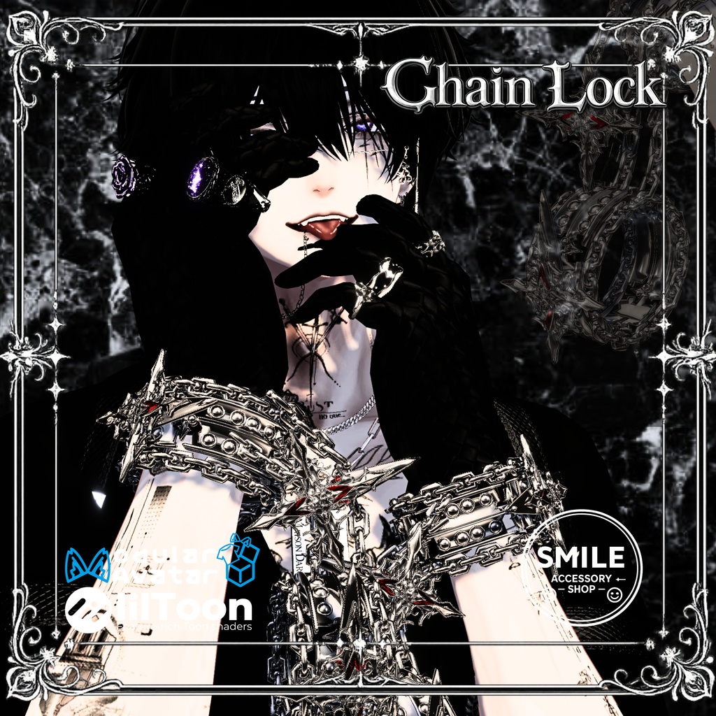 『Chain Lock』|ブレスレット【26アバター対応/MA対応】
