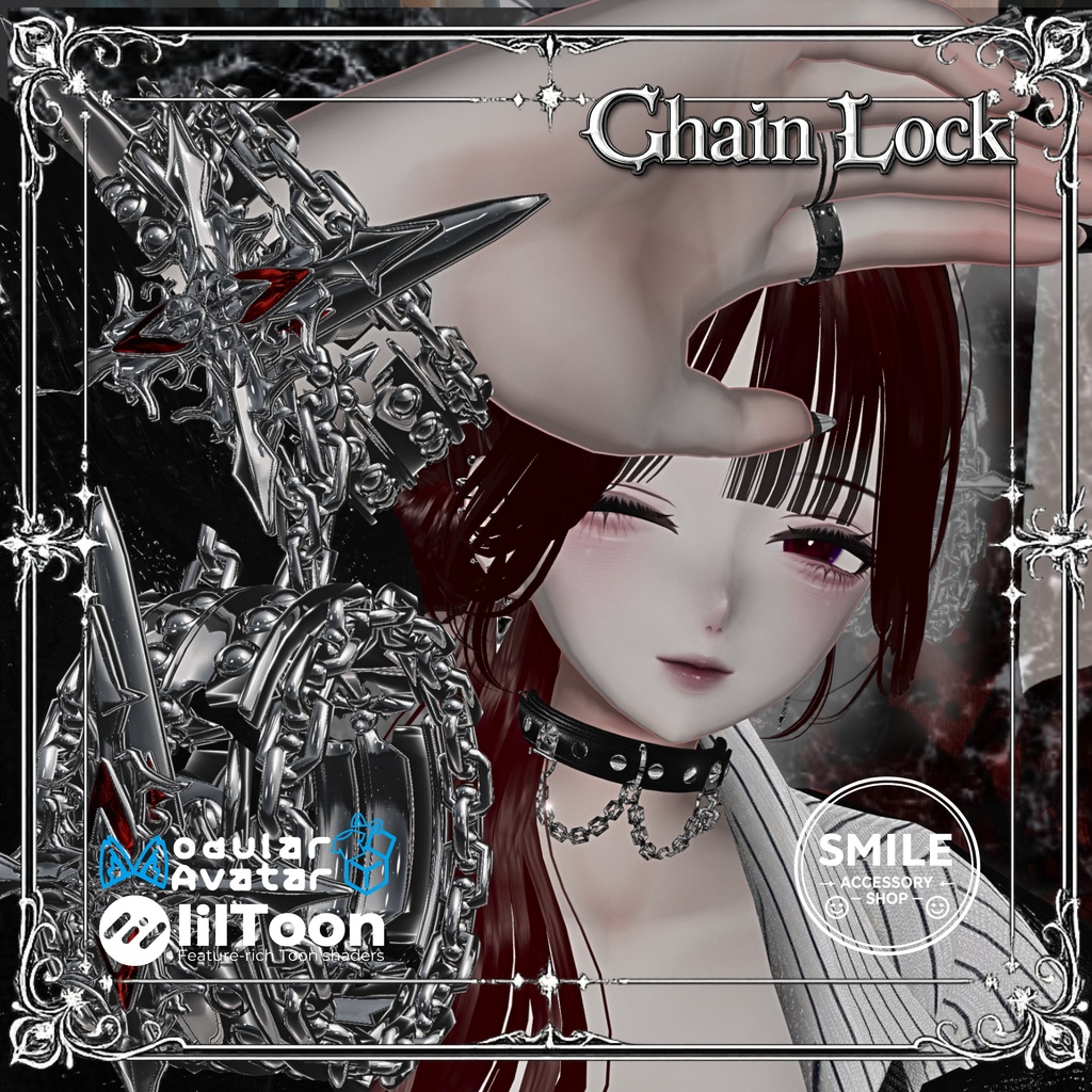 『Chain Lock』|ブレスレット【26アバター対応/MA対応】