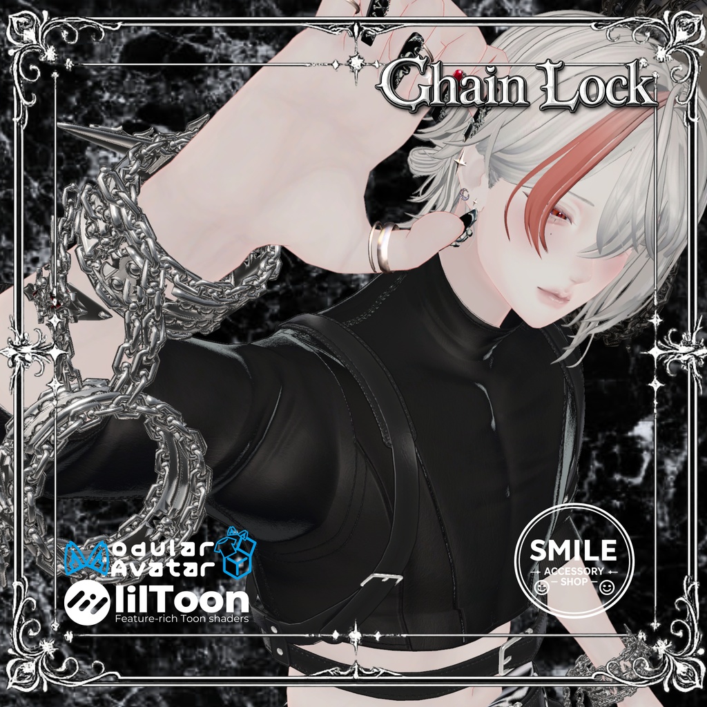 『Chain Lock』|ブレスレット【26アバター対応/MA対応】