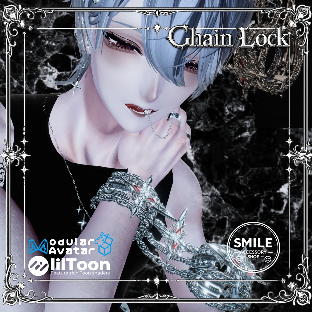 『Chain Lock』|ブレスレット【26アバター対応/MA対応】