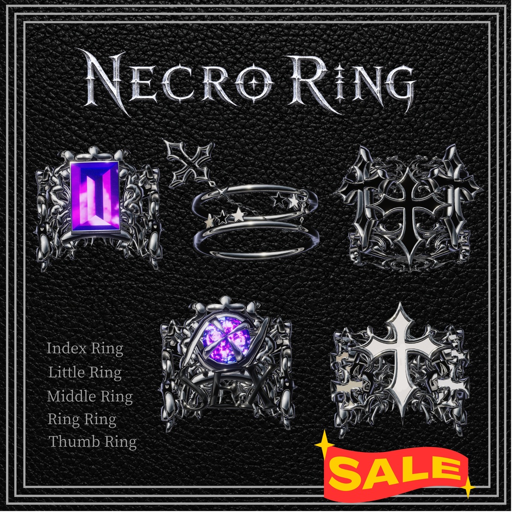 ✨SALE✨半額✨『Necro Ring』|リング【26アバター対応/MA対応】
