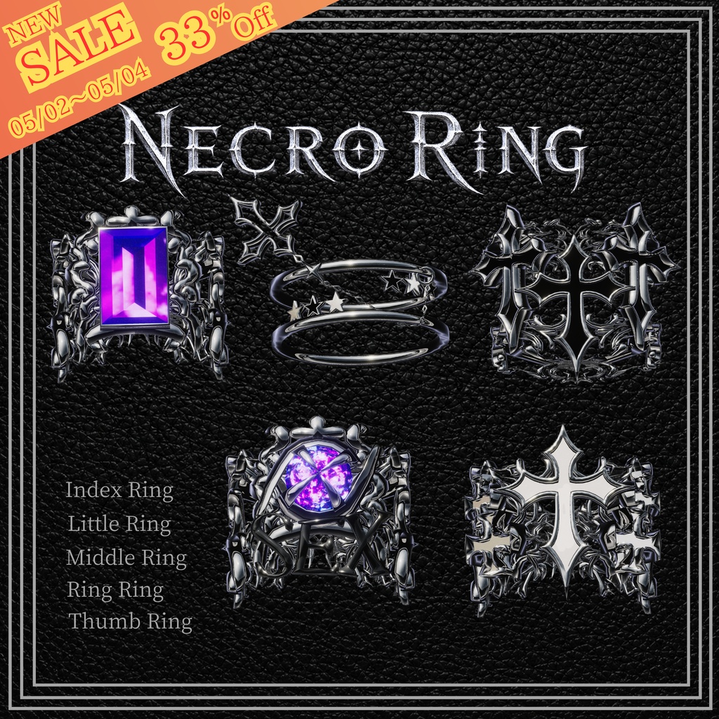 『Necro Ring』｜リング【26アバター対応/MA対応】