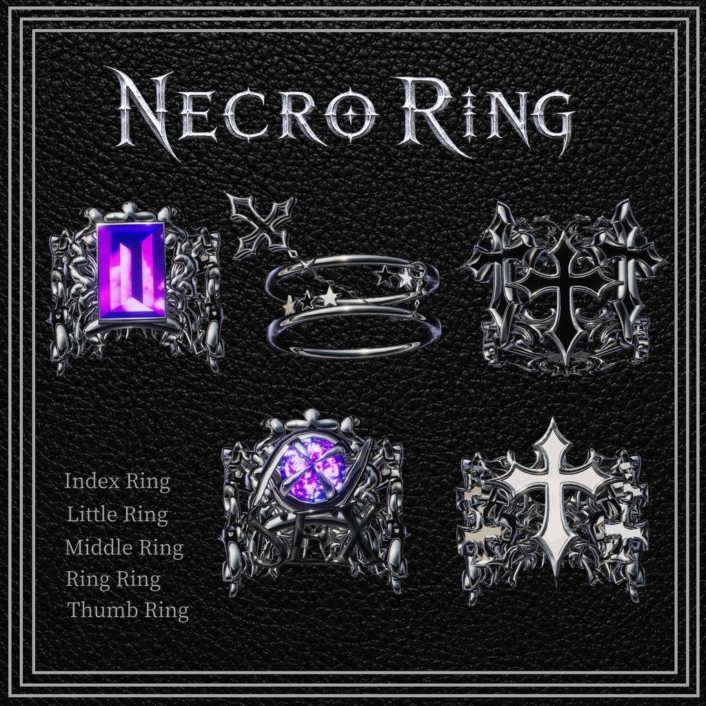 『Necro Ring』|リング【26アバター対応/MA対応】