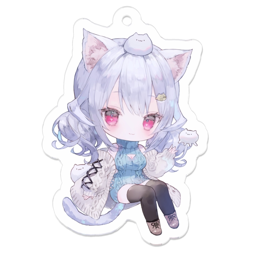 はるさめ ねここ🌸🐈新衣装アクリルキーホルダー(コーティング)