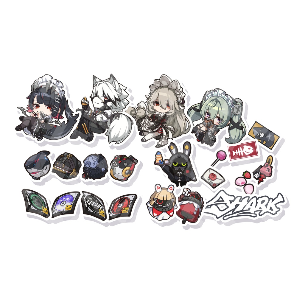 ヴィクトリア家政 フレークシールセット