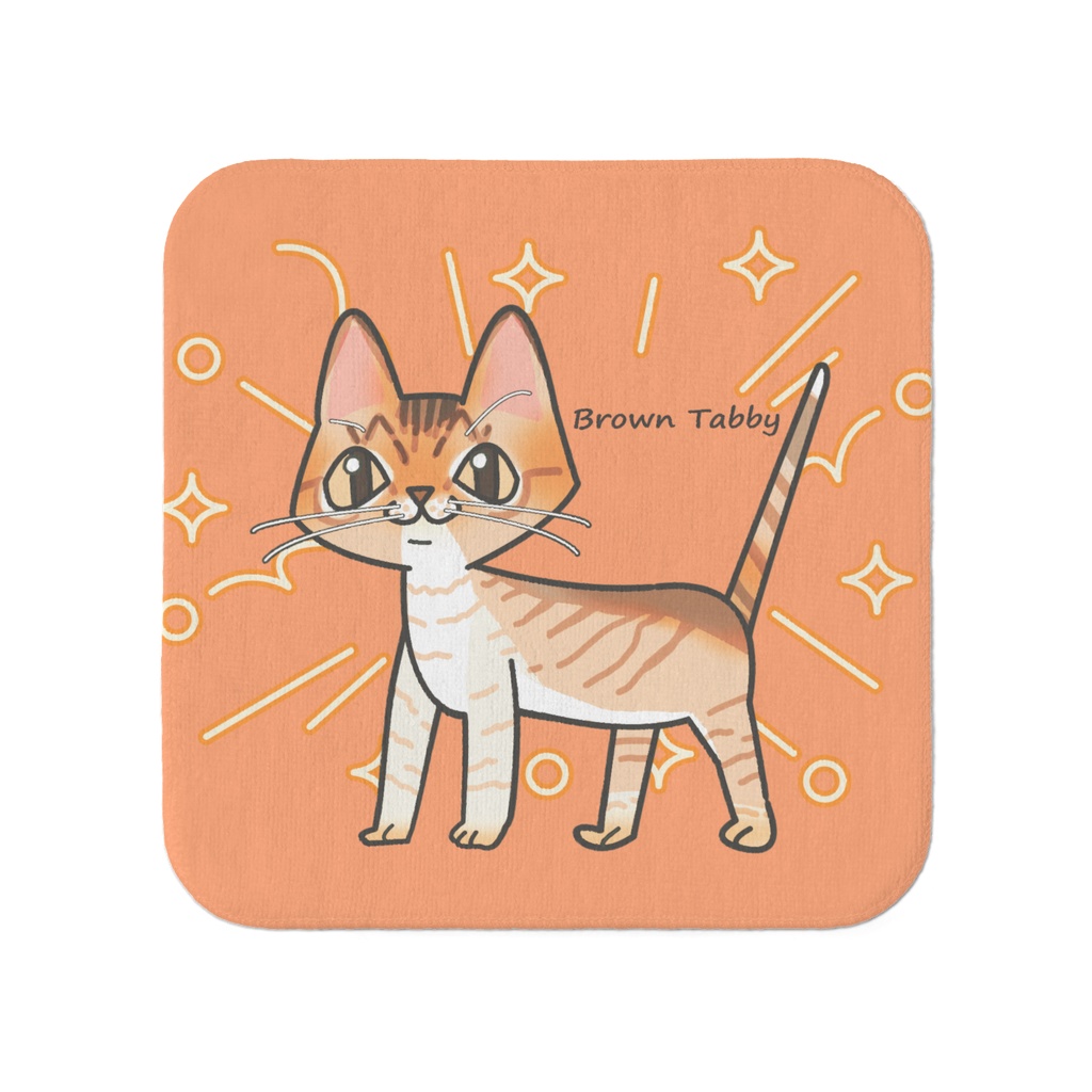 キジトラ猫ミニタオル