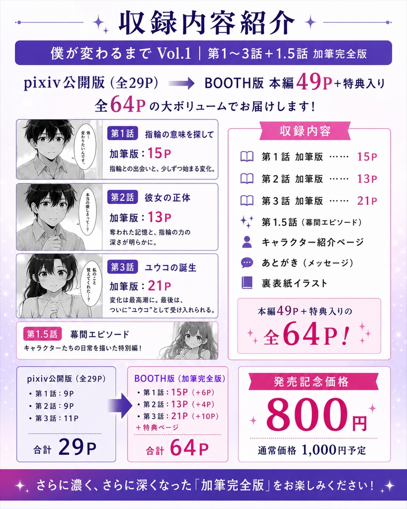 僕が変わるまで Vol.1|第1〜3話+1.5話 加筆完全版