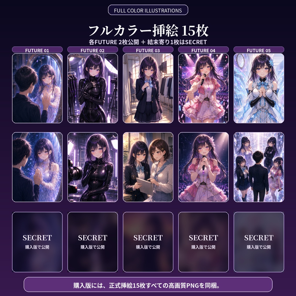 僕が可愛くなる、五つの未来 ―鏡・ラバー・制服・アイドル・魔法のTSF短編集―【TSF小説】