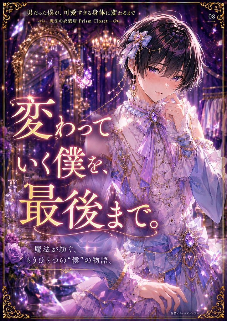 『男だった僕が、可愛すぎる身体に変わるまで【男の娘TSF変身CG集/40枚】』