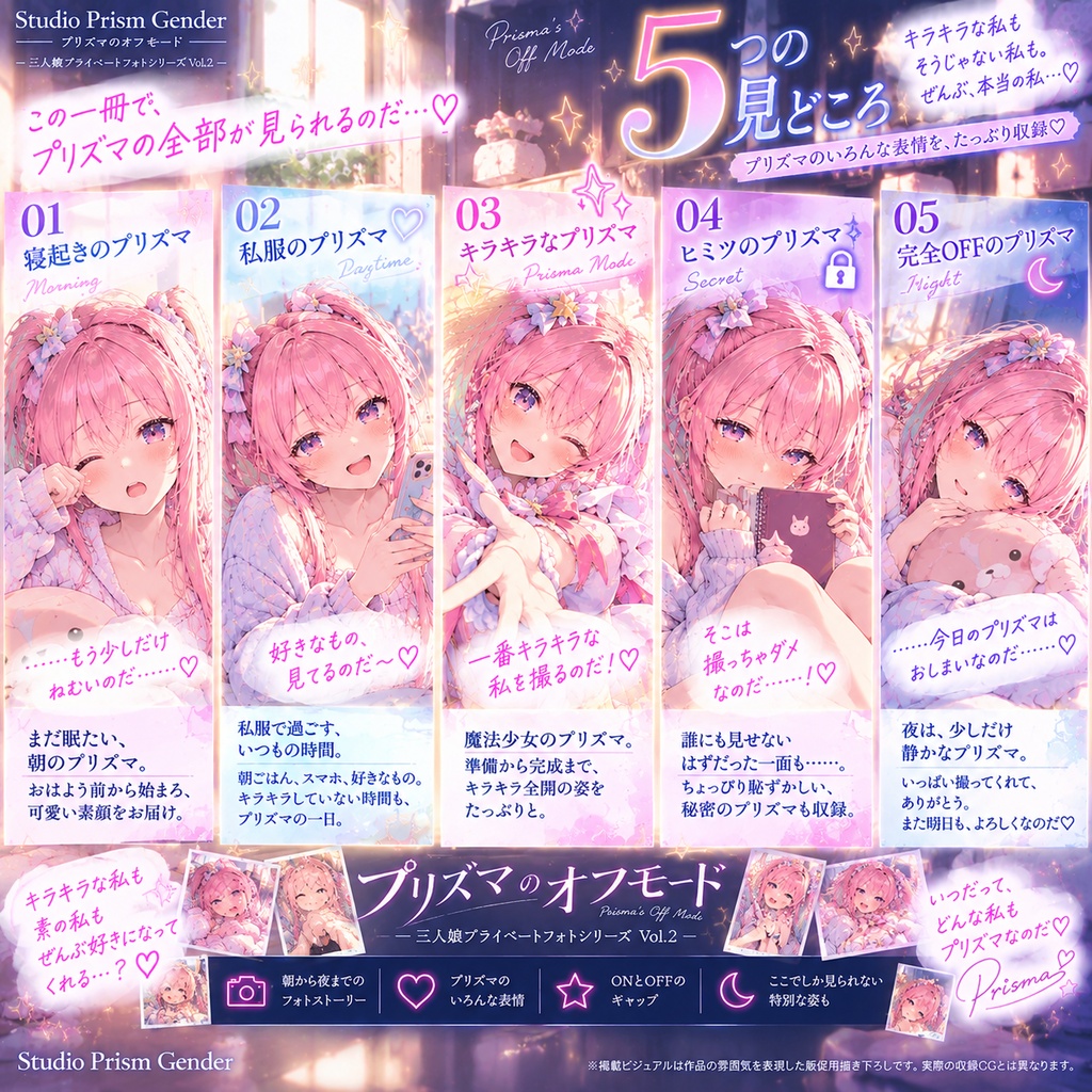 【公開記念セール】プリズマのオフモード ― 三人娘プライベートフォトシリーズ Vol.2 ―
