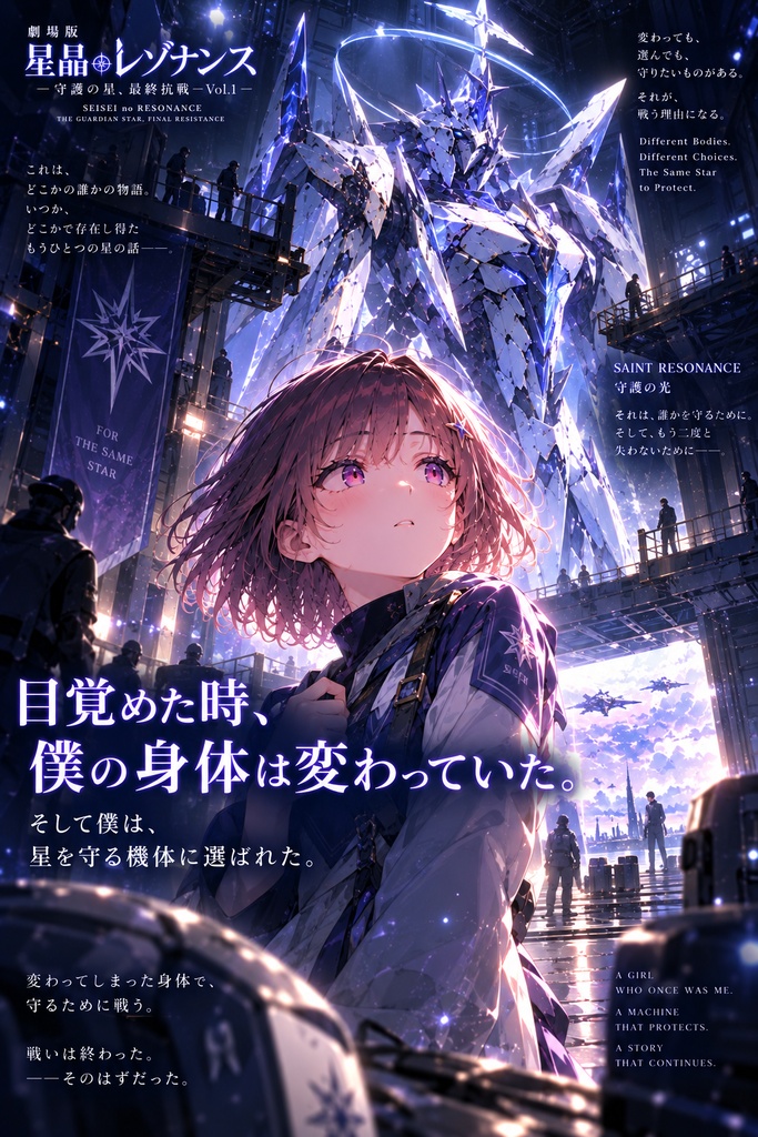 【TSF×男の娘×メカ】存在しない劇場アニメを一冊に。『星晶のレゾナンス』Vol.1/56P